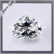 Super weiße Herzform Moissanite Diamond Loose Stone